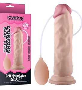 Dildo cu pompă de ejaculare