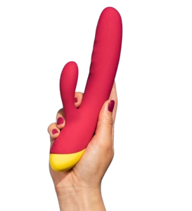Vibrator frumos din silicon cu proeminență