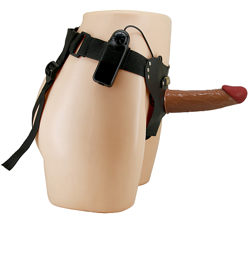 Strap-on cu vibrații