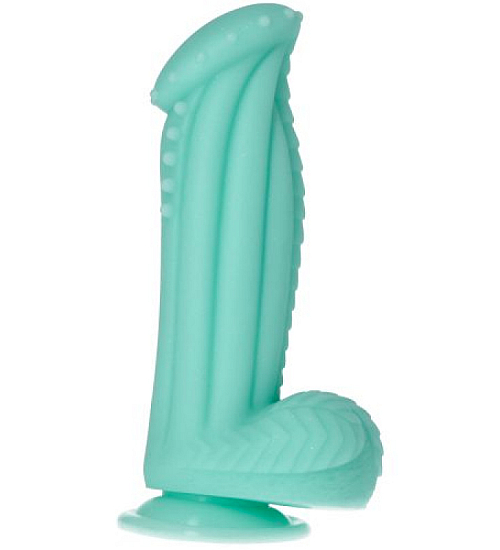 Dildo Blue Monster cu ventuză
