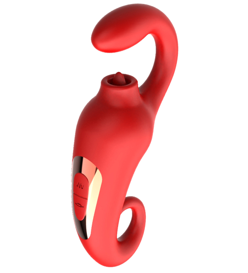 Vibrator pentru stimularea punctului G și a clitorisului