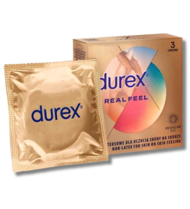 Prezervative Durex Real Feel fără latex