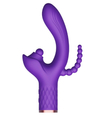 Vibrator de satisfacție triplu violet