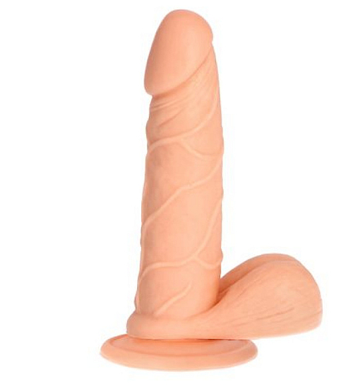 Dildo natural de culoarea cărnii