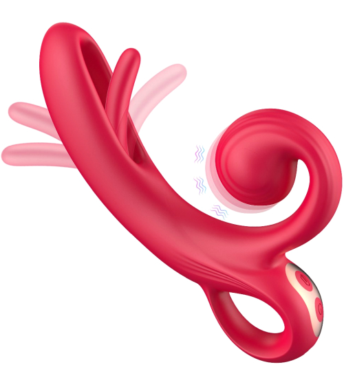 Vibrator cu stimulare a limbii și a clitorisului