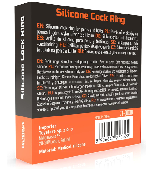 Inel de erecție pentru penis și testicule