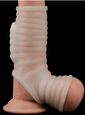 Tampon pentru penis și testicule cu nervuri 