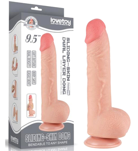 Dildo realist cu piele elastică