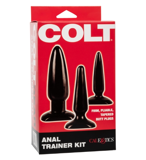 Trei dopuri anale cu gel Colt