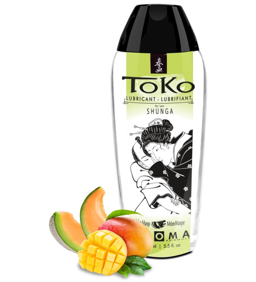 Gel de alunecare exclusiv Toko - mango, pepene galben