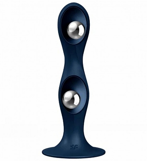 Dildo modern umplut cu bile