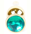 Plug anal cu cristal verde 