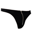 Tanga negru cu glisieră