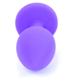 Dop de silicon violet cu cristal roșu