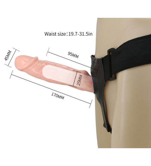 Penis vibrator pe bretele