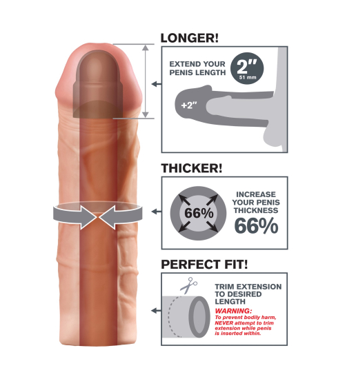 Extensor de penis gros care se prelungește cu 5 cm