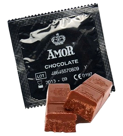Prezervative cu aromă de ciocolată - 50 buc. 