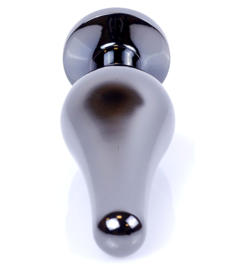 Plug anal negru cu diamant
