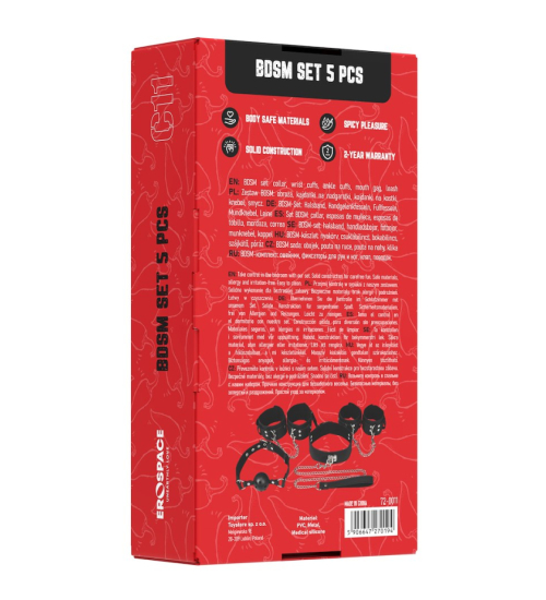 Set BDSM Erospace, 5 articole