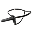 Strap-on negru elegant