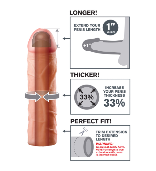 X-Tensions - Penis cu 2,5 cm mai mare