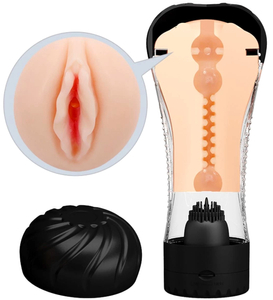 Masturbator vaginal cu vibrații