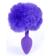 Dop violet cu pompon