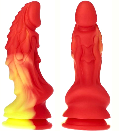 Dildo de foc cu ventuză