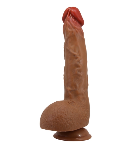 Vibrator rotativ realist cu ventuză