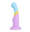 Dildo în trei culori din silicon moale