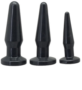 Set de 3 dopuri anale