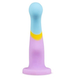 Dildo în trei culori din silicon moale