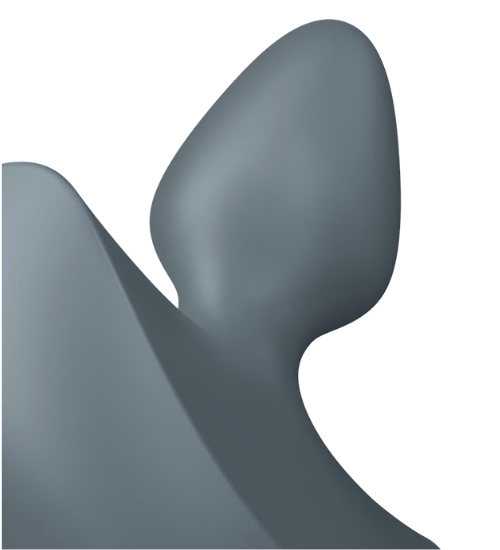 Dop anal vibrator gri