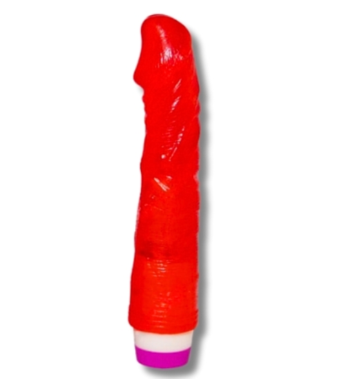 Vibrator roșu cu gel