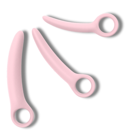 Set de dilatatoare vaginale din silicon