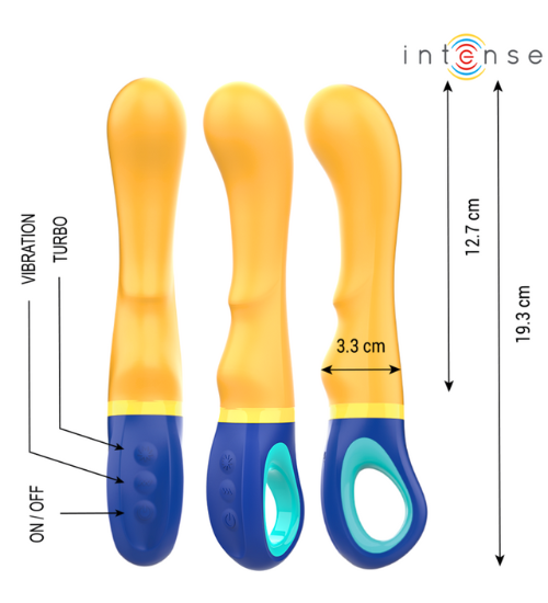 Vibrator G-spot galben