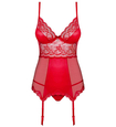 Tentant corset roșu