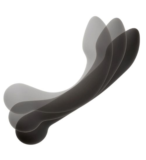 Dildo dublu negru din silicon