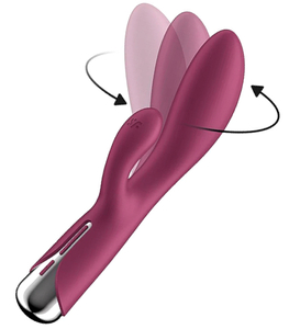 Vibrator rotativ cu proeminență clitoridiană