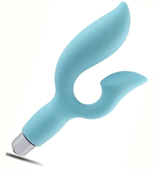 Vibrator dublu albastru