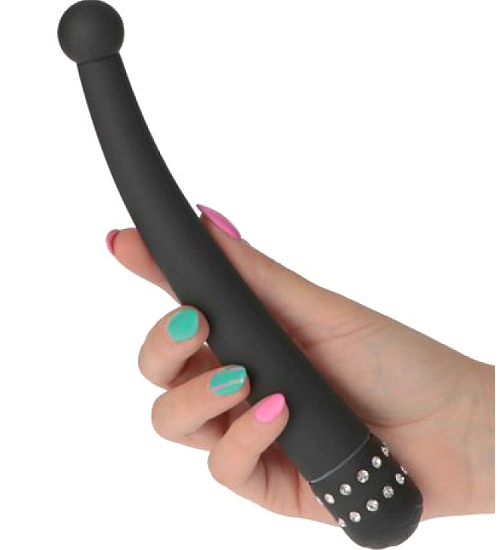 Vibrator G-spot negru elegant