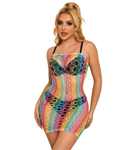 Rochie Rainbow openwork