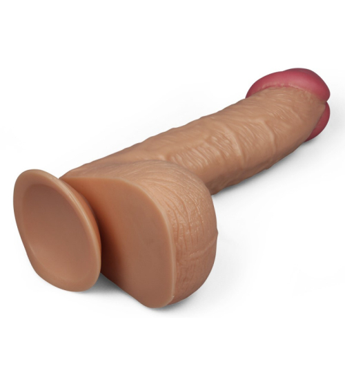 Dildo mare în cyberskin