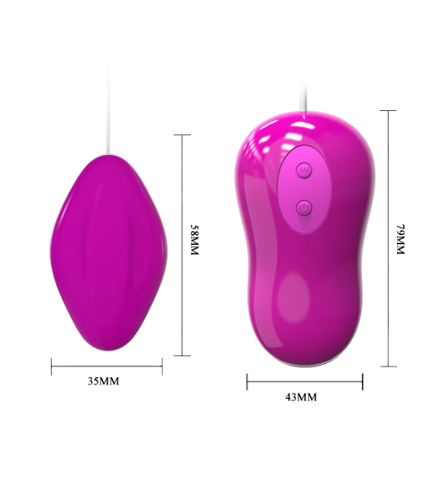 Ou vibrator cu telecomandă - vibrații extreme!