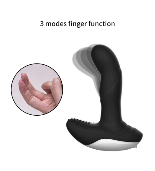 Masor de prostată cu încălzire și telecomandă