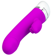 Vibrator cu perie de stimulare a clitorisului 