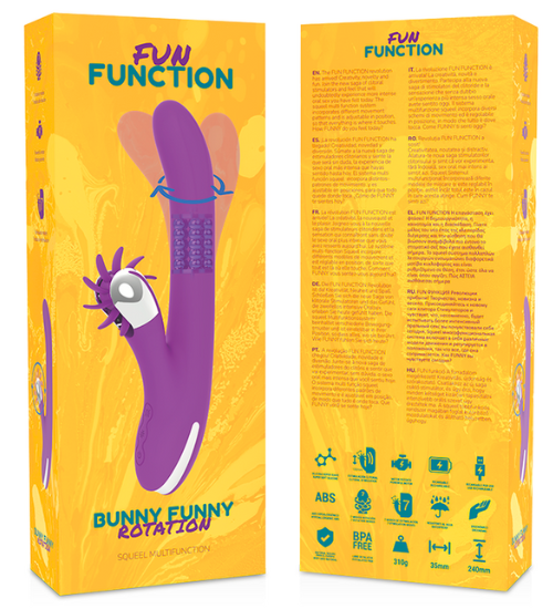 Vibrator pentru iepurași cu mișcări de rotație