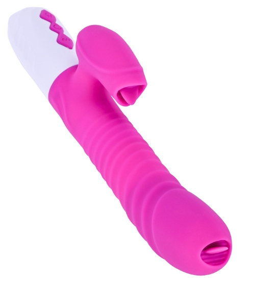 Vibrator postural încălzit cu două limbi