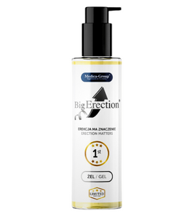 Gel BigErection pentru o erecție puternică și lungă - 150 ml