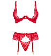 Set roșu cu arcuri Rose